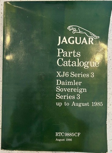 Jaguar parts catalogue xj6 - parts,