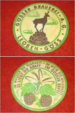 DBL SIDED BEER MAT - GOSSER BRAUEREI-AG