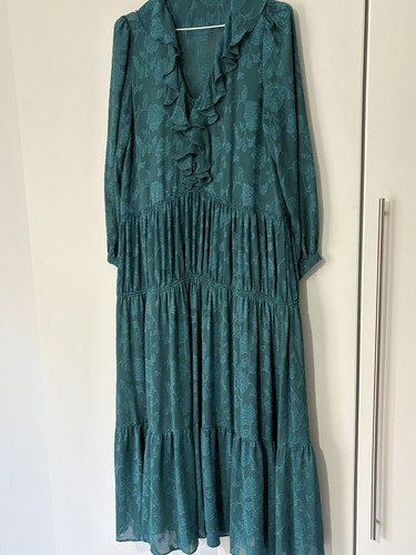 Zara teal maxi dress size - maxi, m