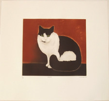 Martin Leman Cat Print