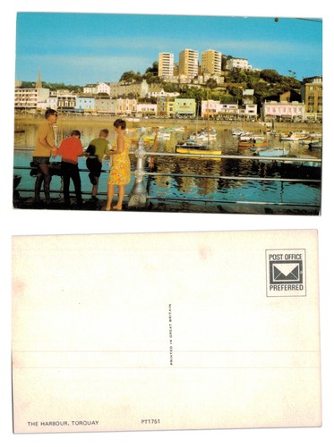 Postcard the harbour torquay - postcard,