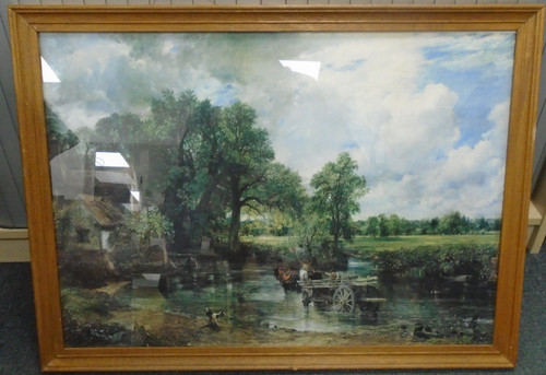 Framed print the - -, haywain