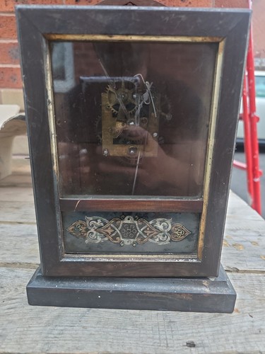 Antique clock mechanism with - antique,