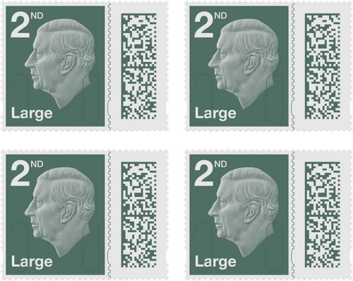 2nd class large letter - large, stamps
