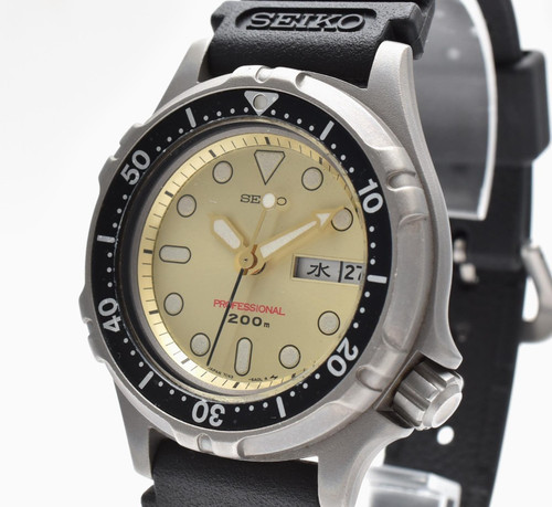 Seiko 7c43 6a00 titanium diver - 7c43-6a00,