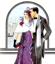 ART DECO LADIES (5) CROSS