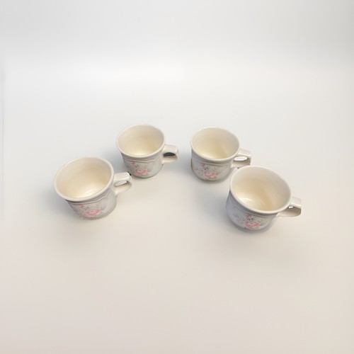 Lot pfaltzgraff tea - 4, rose