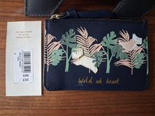 💕Radley navy leather small