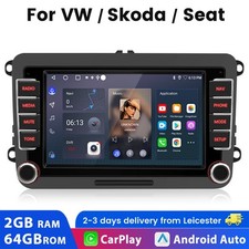 Android 14 Carplay Car Stereo For VW Golf MK5 6 Polo Passat Jetta GPS Radio DAB+