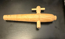 Wooden Barrel Tap 7" Perforated / Hardwood Cask Ale Spigot / Home Brewing wood