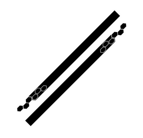 5pcs racing long stripe - 5pcs,