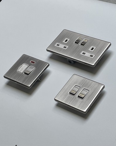 Screwless brushed satin - brushed,