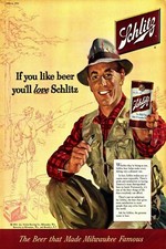 Schlitz Beer Advert Vintage