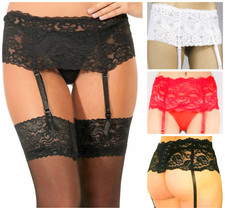 Suspender Belt and stockings set or Belt Only Wide Lace * SALE *