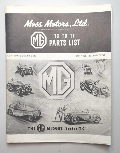 1972 moss motors td - 1972, tf