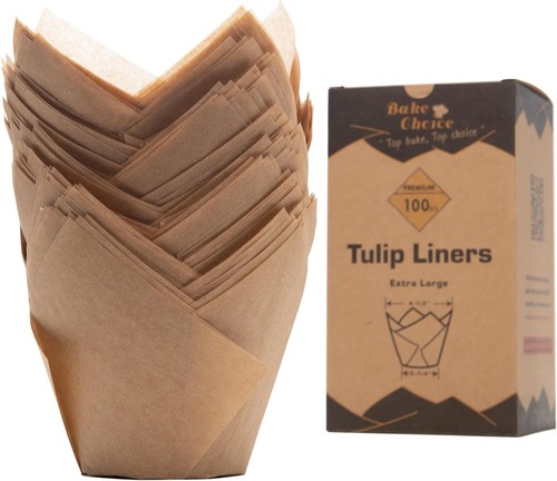 100 jumbo tulip muffin cases - 100,