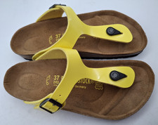 Birkenstock Yellow Patent