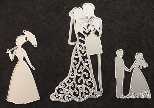 Silhouette people wedding