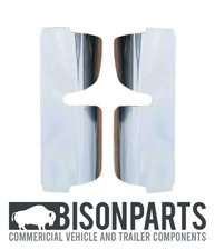 TRUCK MIRROR GUARDS STAINLESS