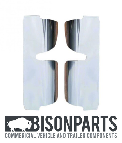 Truck mirror guards - guards, stainless