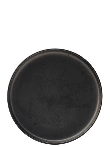 Raw black plate porcelain - raw,