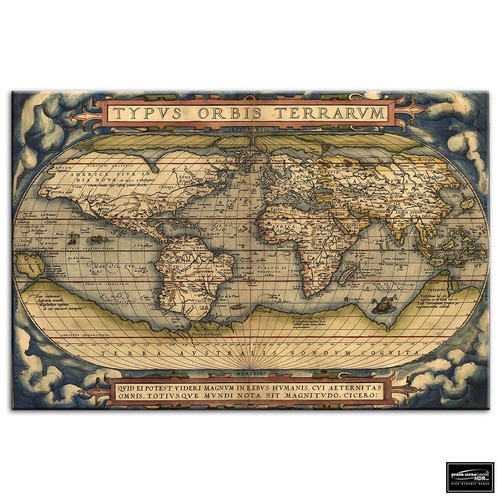 Old world atlas latin maps - latin,