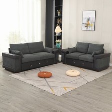 Panana 2 3 Seater Fabric Sofa