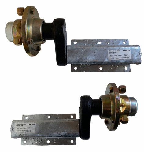 Trailer suspension units - units, 500kg