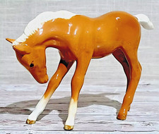 Beswick 16cm Large Foal Head Down Rare Vintage Palomino Gloss Model No.947 Vgc