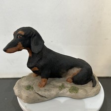Dachshund Dog Figurine Artist Design Harwick Scotland