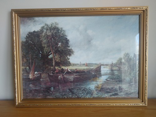 Constable framed print gilded - constable,