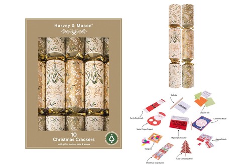 Gold mistletoe christmas - 14",