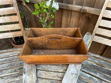 Antique Wooden Workers Tray /