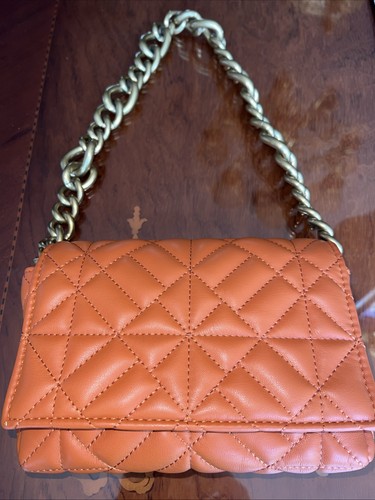 Zara quilted orange chunky - zara,