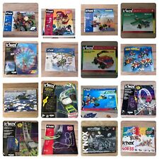 K'NEX KNEX - Choose Replacement Instructions & Model Building Manuels