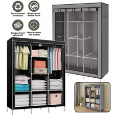 FABRIC CANVAS WARDROBE WITH
