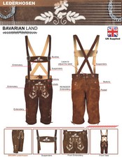 Mens Bavarian LEDERHOSEN