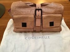 Coccinelle pinky beige medium leather handbag