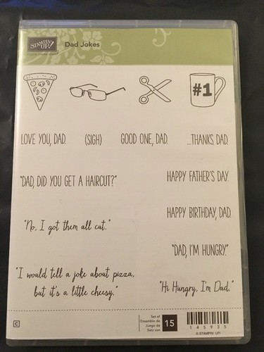 Stampin dad jokes clear - up,
