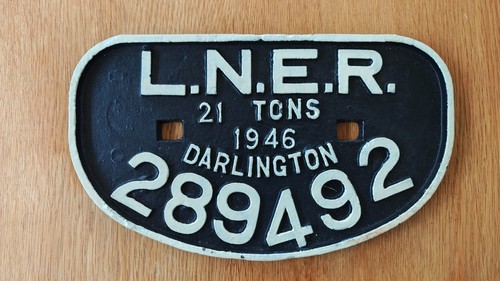 Lner cast iron - iron, 1946