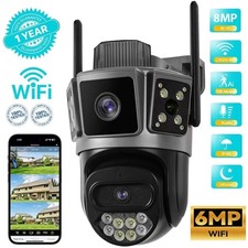 Triple Lens Wireless IP Camera