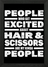 Hairdresser Hairstylist Framed