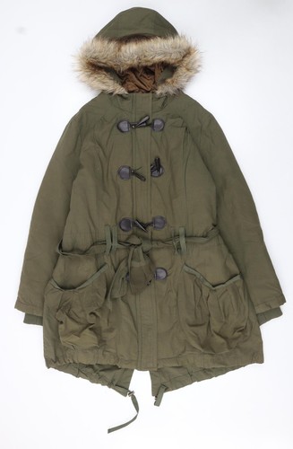 New look women green fur - new,