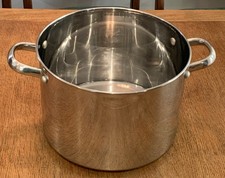 M&S Marks & Spencer  Stainless Steel Cooking Pan Stew Pot no Lid 9.5L - 10.5”D