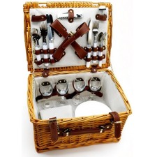 Wicker Picnic Basket Hamper