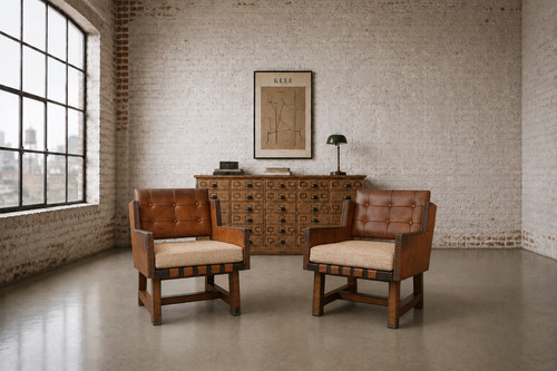 Pair french leather - pair,