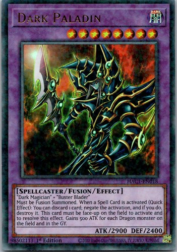 Yugioh dark paladin hac1 - yugioh,