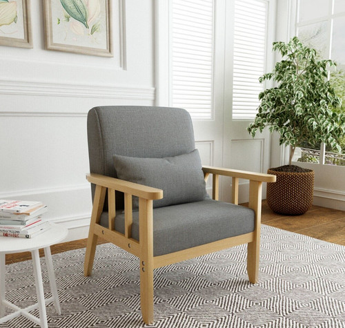Mondeer wooden armchair sofa - mondeer,