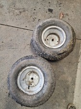 18 9.50 8 mtd lawnflite ride on lawn rear mower wheels Tyres yardman pair back
