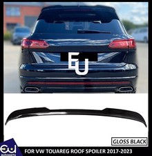 FOR VW TOUAREG CR7 2017-2023 REAR ROOF SPOILER LIP WING GLOSS BLACK